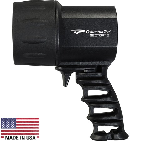 Princeton Tec Sector 5 LED Spotlight - Black S5-BK